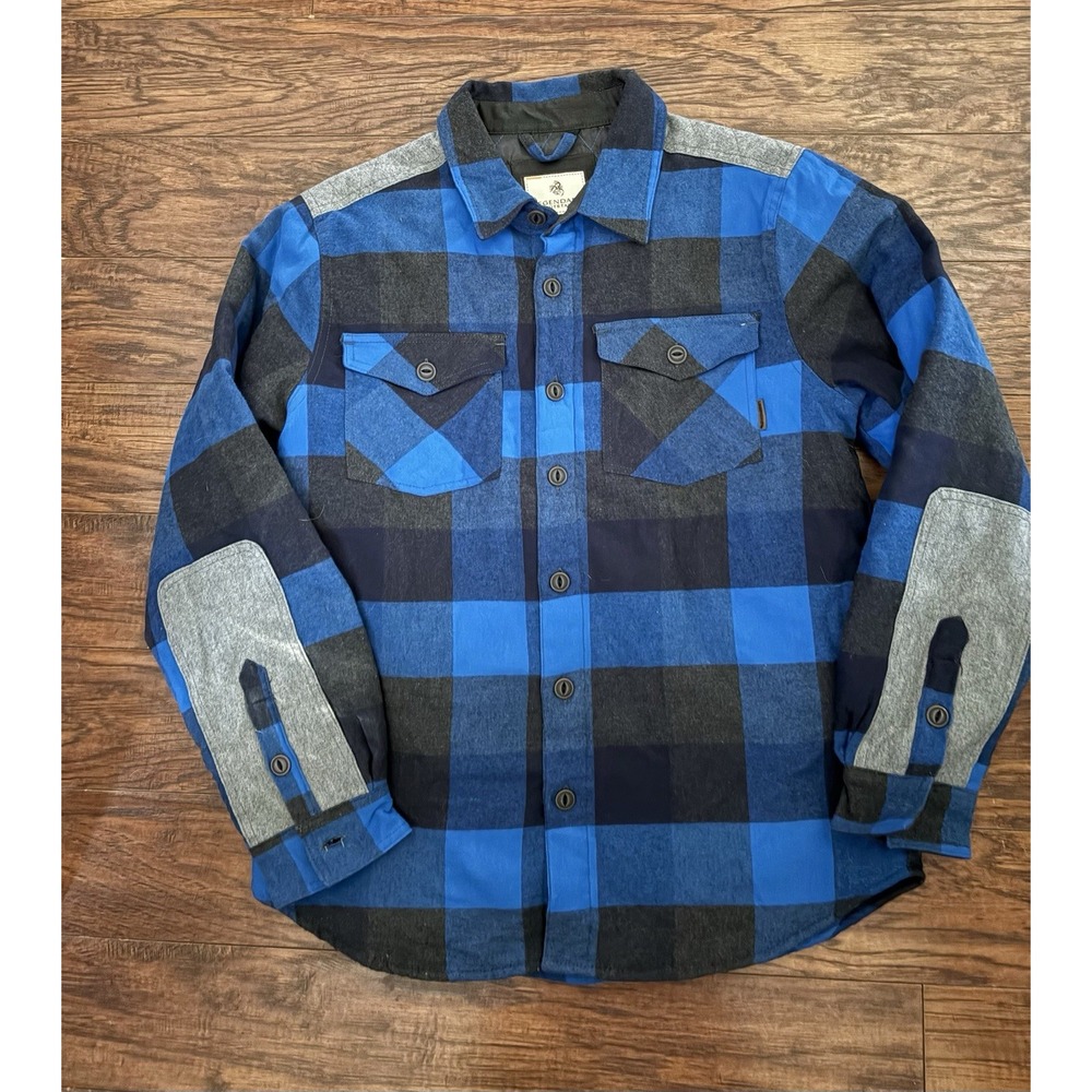 Legendary Whitetails Jacket Men's Size L Plaid  Thermal Lined‎ Outerwear
